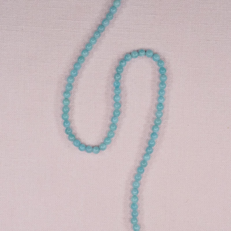 4 mm round amazonite beads