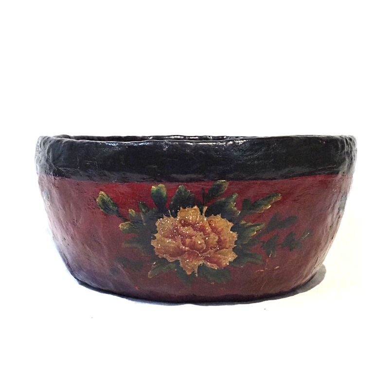 Large Chinese lacquer bowl