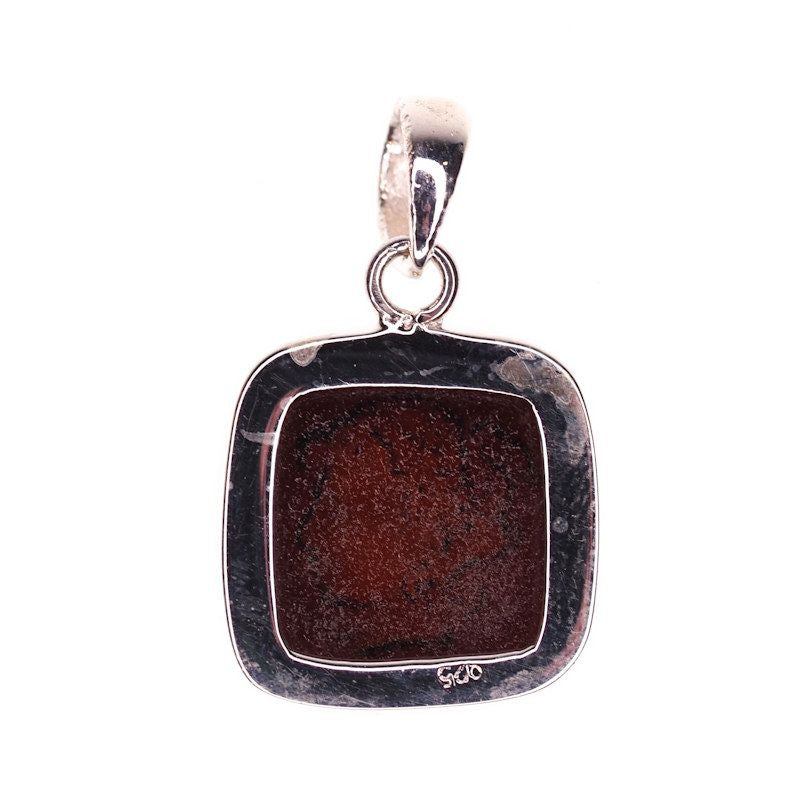 Vintage square intaglio pendant