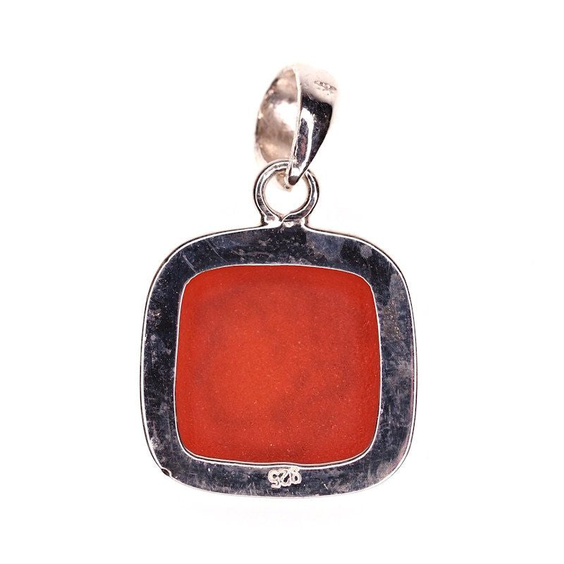 Vintage square intaglio pendant