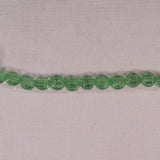 10 mm light green squash blossom round beads