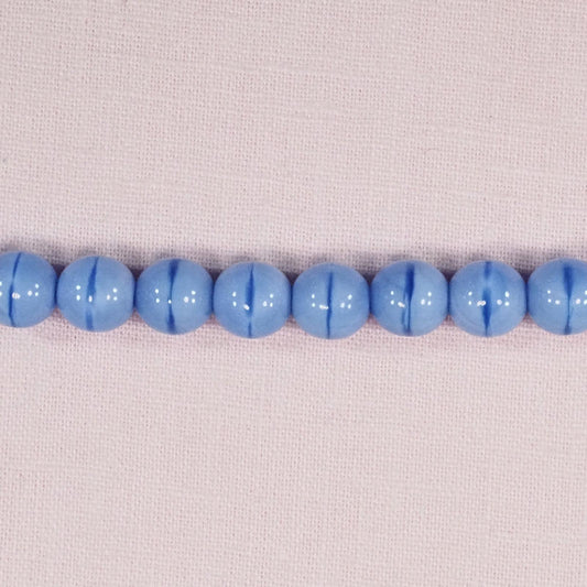 10 mm round vintage German glass beads