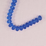 5 mm by 8 mm round vintage Czech glass beads