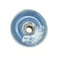 17 mm by 9 mm glass foil-lined lampwork rounded tubes