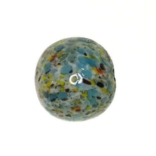 17 mm speckled glass beads