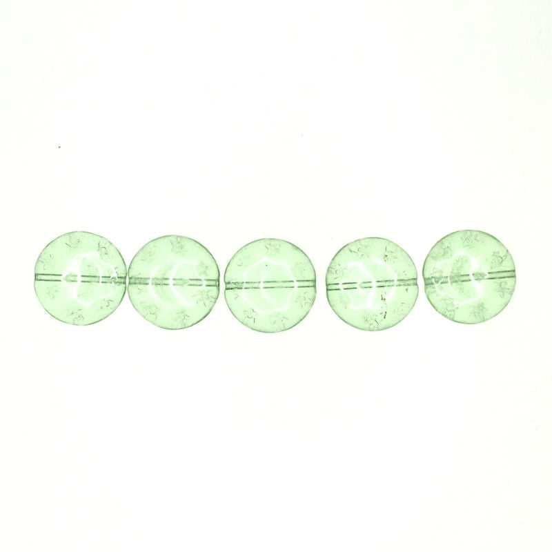 13 mm round Czech glass discs