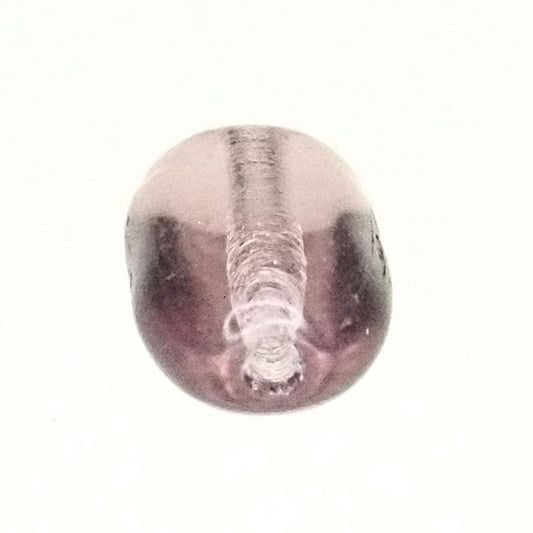 11 mm light purple lozenge beads