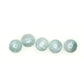 5 mm round Czech mint green glass beads