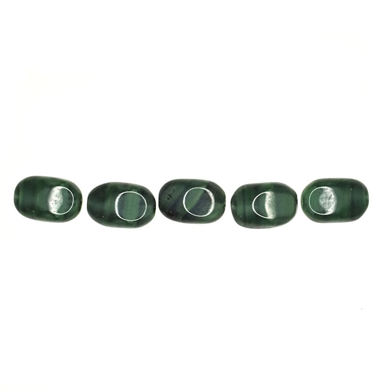 15 mm by 10 mm German glass ovals