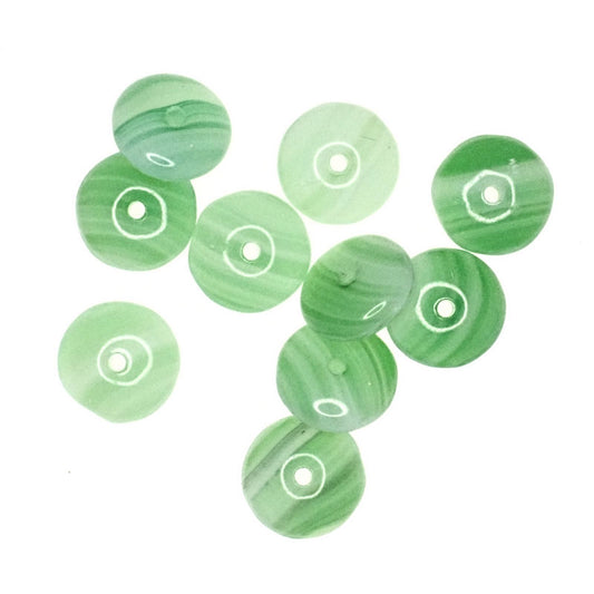 8 mm by 3 mm Czech glass discs