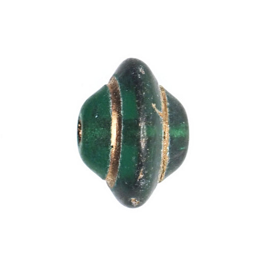 7 mm emerald green rondelle