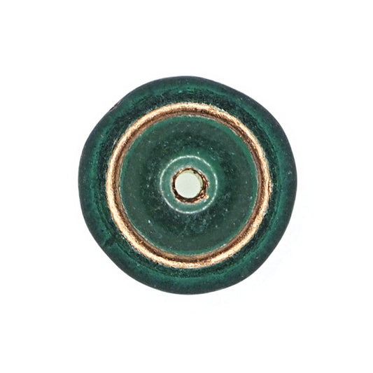 7 mm emerald green rondelle