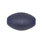 20 mm frosted matte sapphire football beads