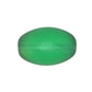 15 mm frost green football beads