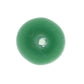 15 mm frost green football beads