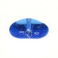 11 mm sapphire blue heart beads