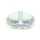 7 mm clear AB heart beads