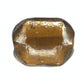 Flat hexagon metallic bead mix