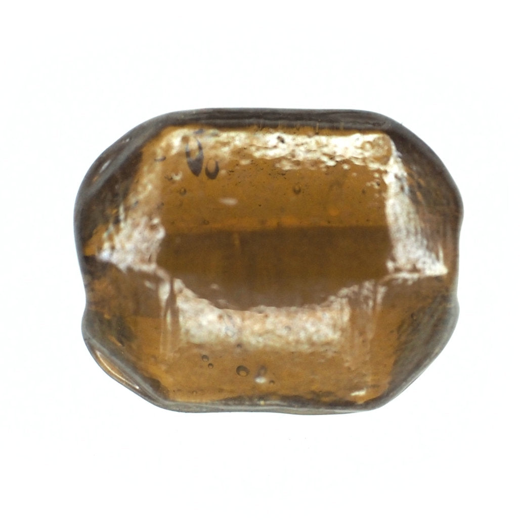 Flat hexagon metallic bead mix