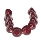 Three sided red bead