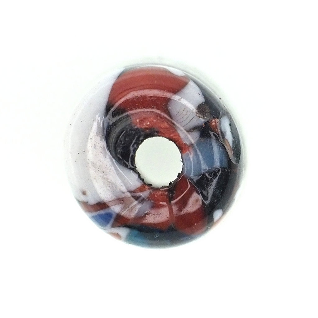 Millefiori tube bead