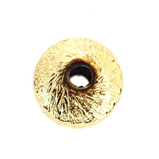 6 mm gold-plate rondelles