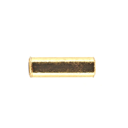 8 mm by 3 mm gold-plate tube beads