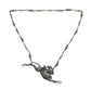 Sterling silver griffin necklace