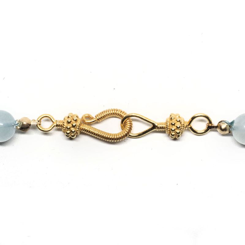 Soft aquamarine necklace