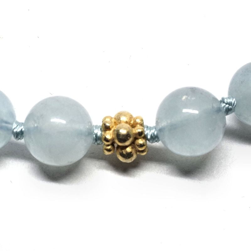 Soft aquamarine necklace