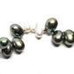 Moss Pearl necklace and earrings