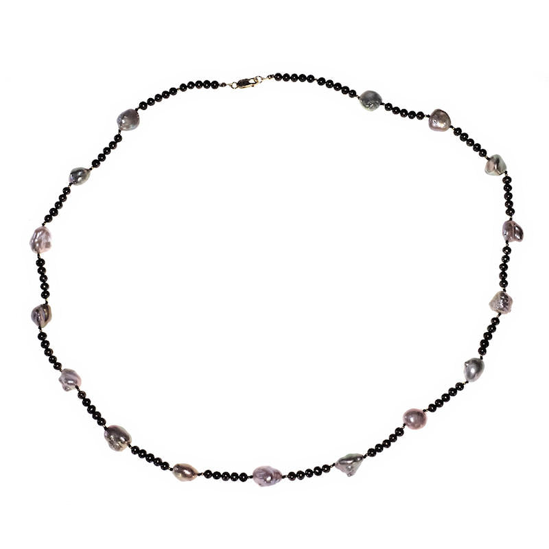 Petite Baroque pearl necklace