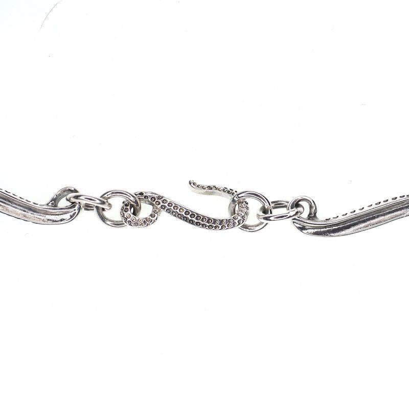 Sterling silver octopus necklace