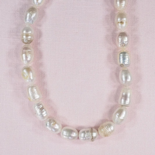 16 mm long white pearls