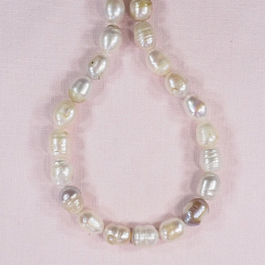 16 mm by 10 mm big white pearls