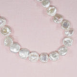 10 mm to 12 mm white irregular coin pearls