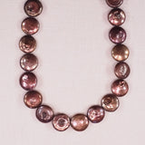 12 mm pinkish coin pearls