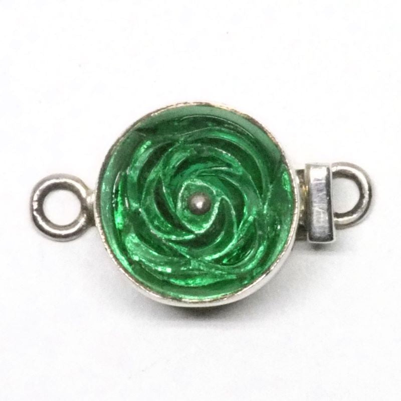 Green rose clasp