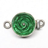 Green rose clasp