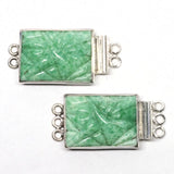 Rectangular moss clasp