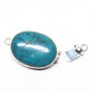 Large oval turquoise clasp