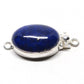 Medium oval lapis clasp