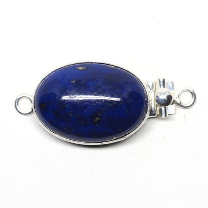 Medium oval lapis clasp