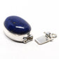 Medium oval lapis clasp