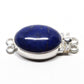 Medium oval lapis clasp