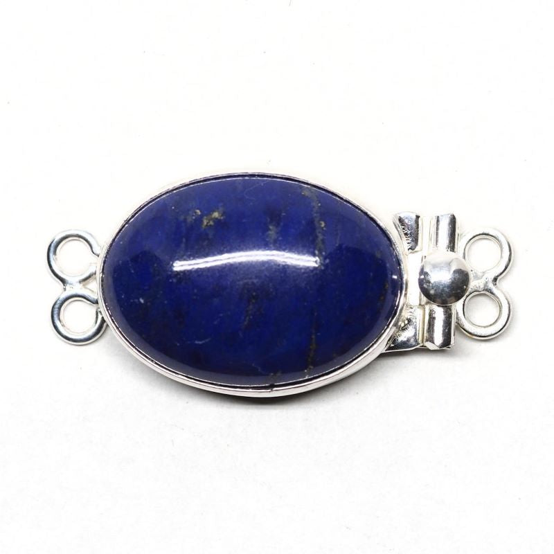 Medium oval lapis clasp