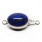 Oval lapis clasp