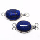 Oval lapis clasp