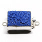 Blue flower clasp