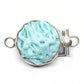 Turquoise bird nest clasp